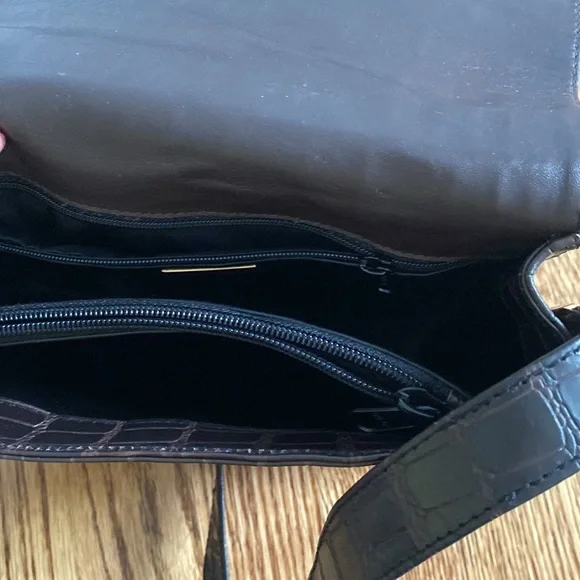 Vintage Perlina Brown Leather Pocketbook - Picture 7 of 8